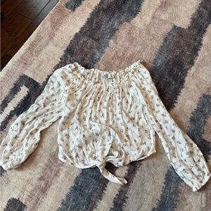 Floral Off-Shoulder Blouse